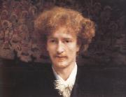 Alma-Tadema, Sir Lawrence Portrait of Ignacy Jan Paderewski (mk23) oil on canvas